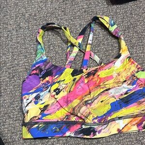 Lululemon Athletica Multicolor Strappy Sports Bra